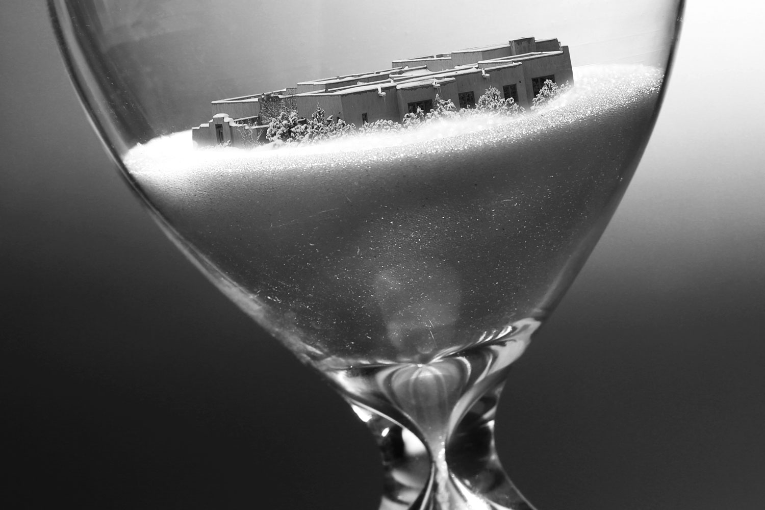 Wine glass tipping